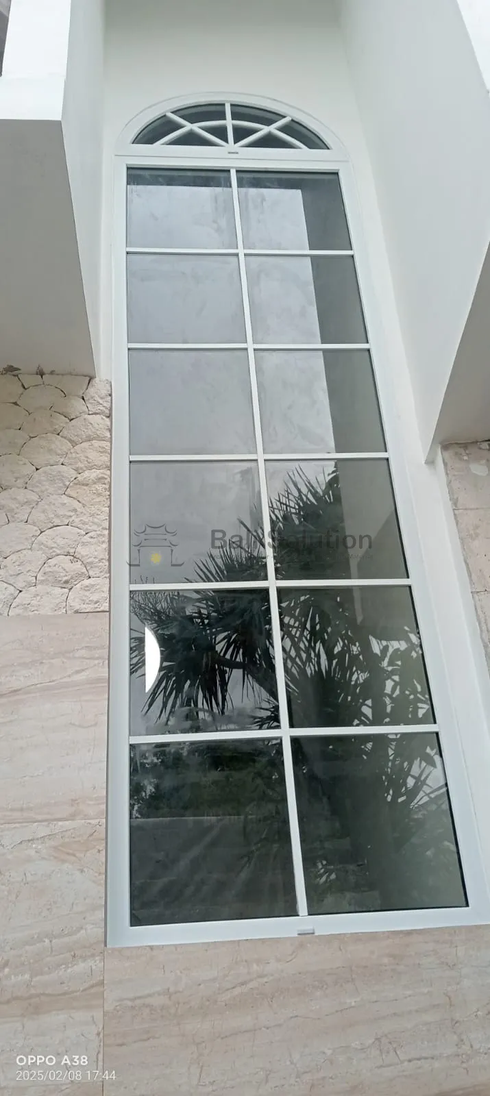 Jendela UPVC Kaca Mati