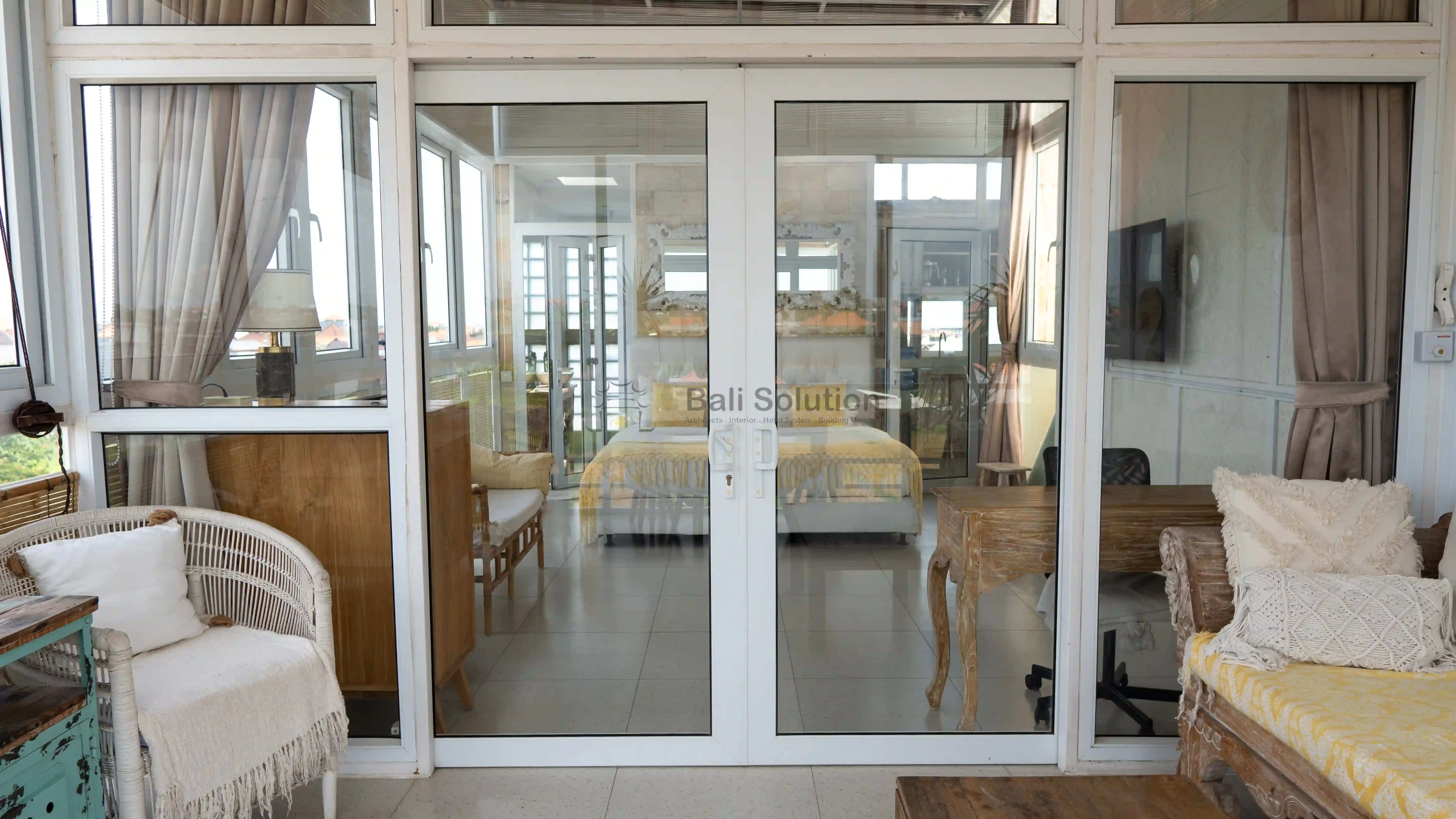 Pintu Sliding UPVC 2 Daun