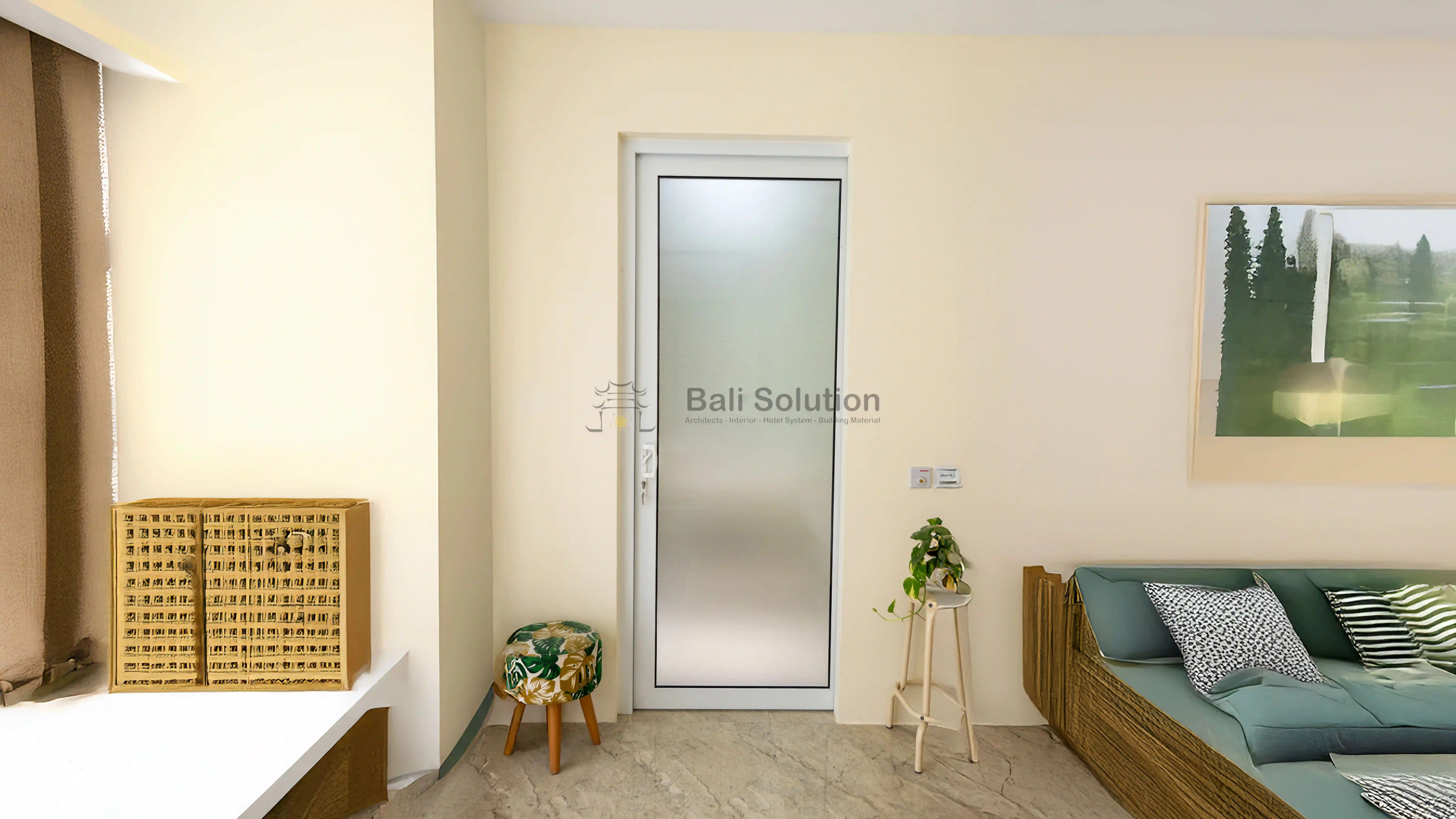 Pintu Sliding UPVC 1 Daun