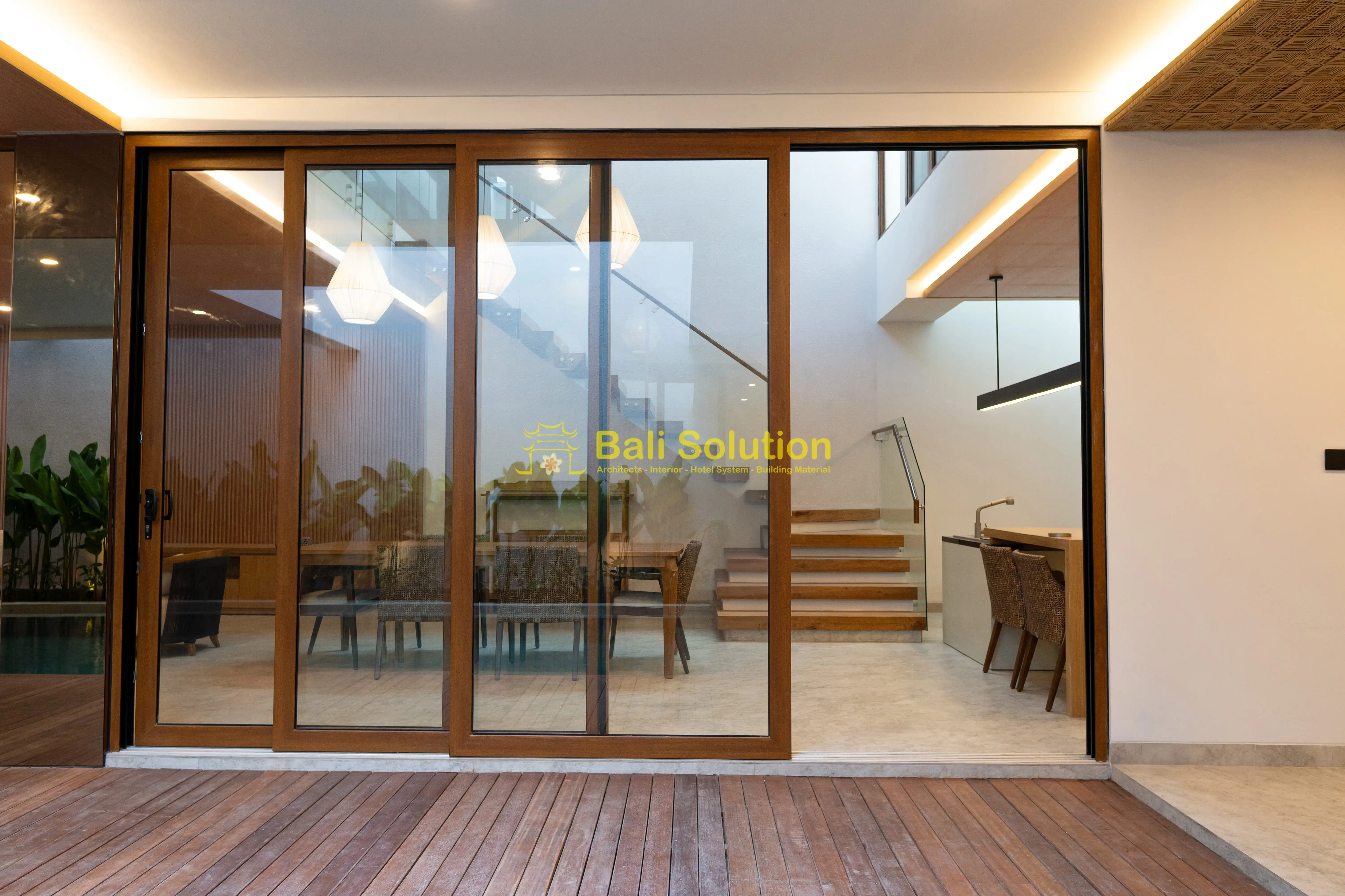 Pintu Sliding UPVC 3 Daun